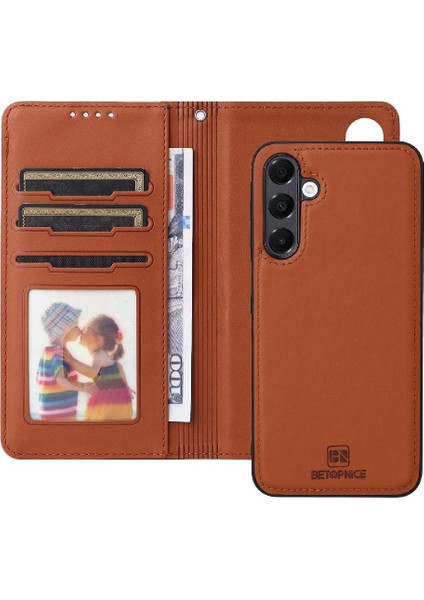 Galaxy A16 Kablosuz Şarj Flip Kapak Tasarımı Için Flip Case (Yurt Dışından)