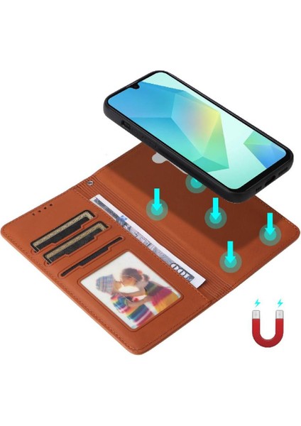 Galaxy A16 Kablosuz Şarj Flip Kapak Tasarımı Için Flip Case (Yurt Dışından) fırsatları