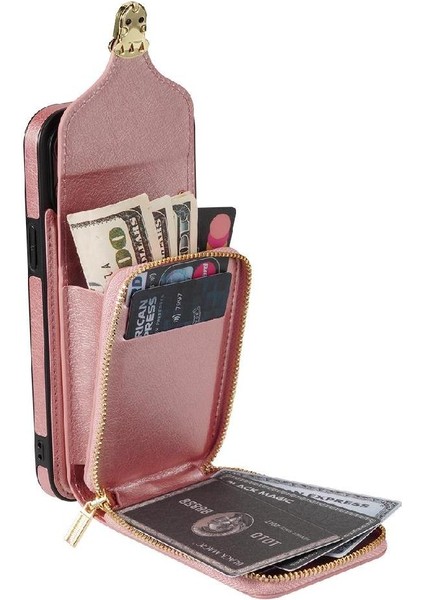 IPhone 13 ile Uyumlu Mini Fermuarlı Cebi Durumda Çift Katmanlı Çanta Durumda (Yurt Dışından) fiyatları