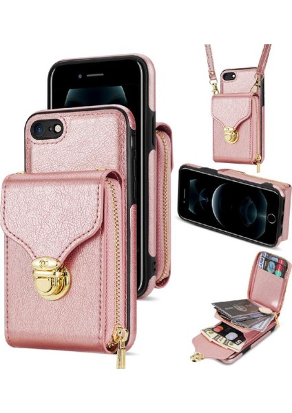 IPhone 6/iphone 6s Fermuarlı Cep Kılıfı Çift Katmanlı Çanta ile Uyumlu (Yurt Dışından)