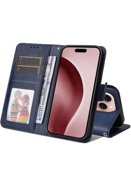 IPhone 16 Pro Max Kılıf Kart Yuvaları ile Uyumlu Kapak Kapak Manyetik (Yurt Dışından)