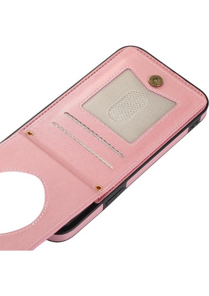 IPhone 13 Pro Max Flip Case Omuz Askısı Manyetik Rfıd ile Uyumlu (Yurt Dışından)