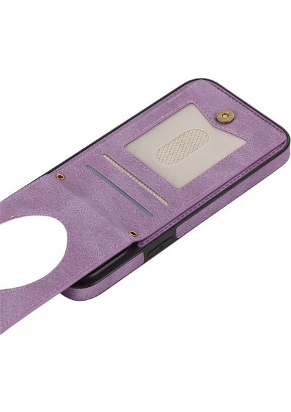 IPhone 13 Mini Flip Case Manyetik Kapatma Rfıd Engelleme ile Uyumlu (Yurt Dışından)