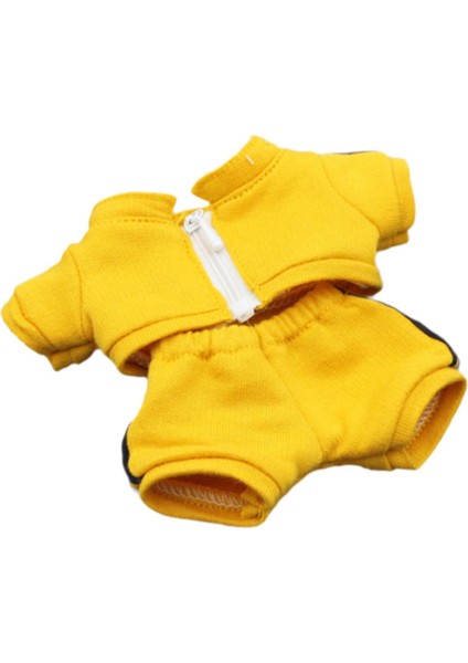 17CM Üst ve Pantolon Giyim Minyatür Oyuncak Sarı (Yurt Dışından)