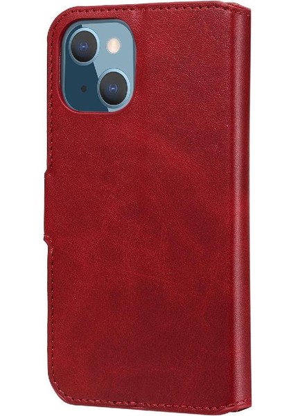 IPhone 13 Mini Kılıf Kart Yuvaları ile Uyumlu Kapak Kapak Manyetik Kapatma (Yurt Dışından)