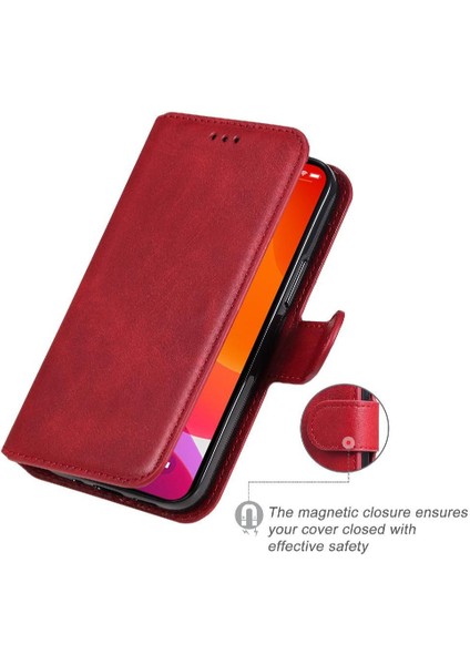 IPhone 13 Mini Kılıf Kart Yuvaları ile Uyumlu Kapak Kapak Manyetik Kapatma (Yurt Dışından)