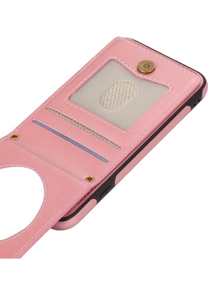 Iphonese 2022 Flip Case Ayna Omuz Askısı ile Uyumlu Rfıd Kapatma (Yurt Dışından) modelleri