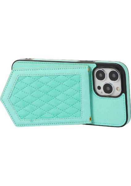 IPhone 13 Pro Max Flip Case Omuz Askısı Manyetik Rfıd ile Uyumlu (Yurt Dışından)