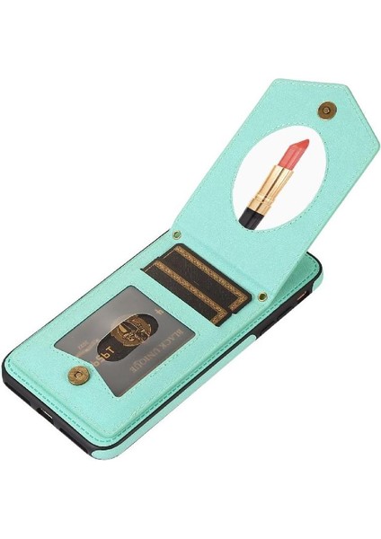 IPhone 8 Plus/iphone 7 Plus Flip Case Ayna Omuz Rfıd ile Uyumlu (Yurt Dışından) fiyatları