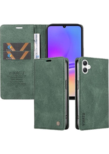 Galaxy A06 Kılıf Manyetik Flip Telefon Kılıfı ile Uyumlu (Yurt Dışından)