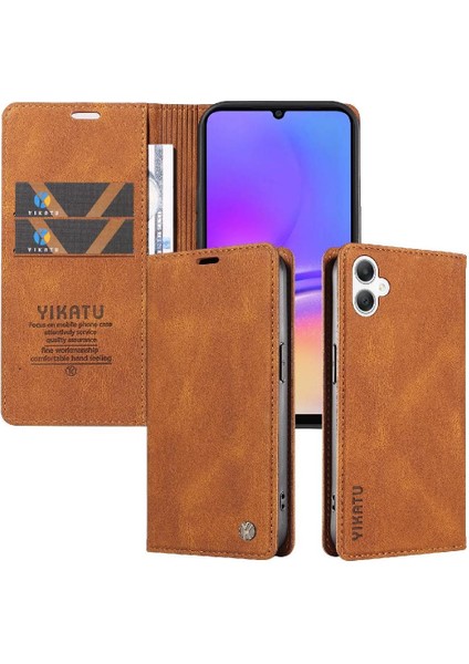 Galaxy A06 Kılıf Manyetik Flip Telefon Kılıfı ile Uyumlu (Yurt Dışından)