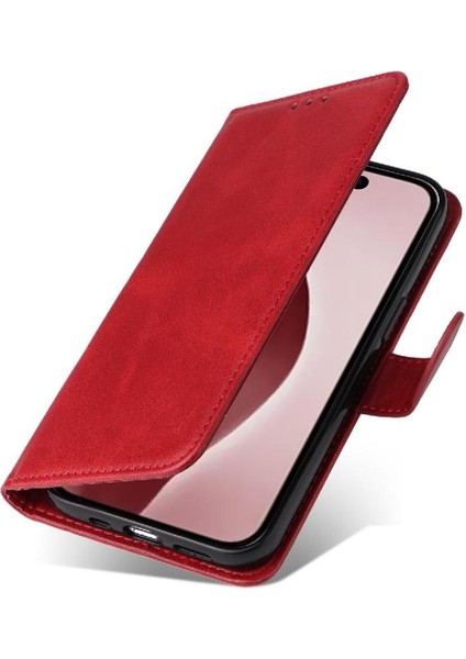 IPhone 16 Pro Max Kılıf Kart Yuvaları ile Uyumlu Kapak Kapak Manyetik (Yurt Dışından)