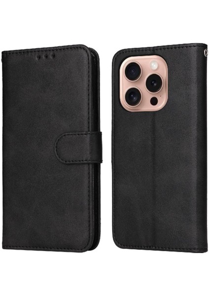 IPhone 16 Pro Max Kılıf Kart Yuvaları ile Uyumlu Kapak Kapak Manyetik (Yurt Dışından)