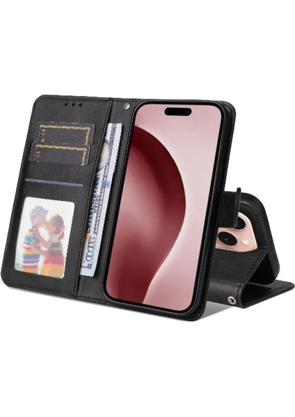 IPhone 16 Pro Max Kılıf Kart Yuvaları ile Uyumlu Kapak Kapak Manyetik (Yurt Dışından)