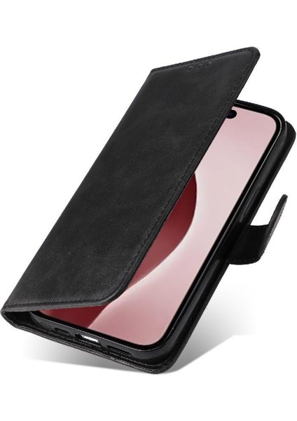 IPhone 16 Pro Max Kılıf Kart Yuvaları ile Uyumlu Kapak Kapak Manyetik (Yurt Dışından)