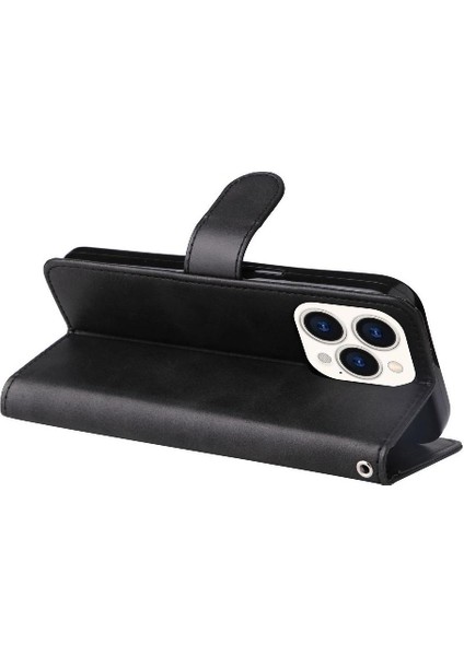 IPhone 14 Pro Vaka Kart Yuvaları ile Uyumlu Hassas Kesikler Kapak Çevirin (Yurt Dışından)
