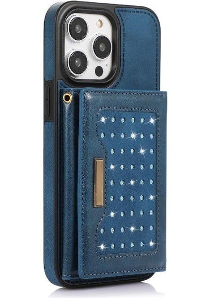 IPhone 14 Pro Max Koruyucu Kılıf Manyetik Kapatma Rfıd ile Uyumlu (Yurt Dışından)