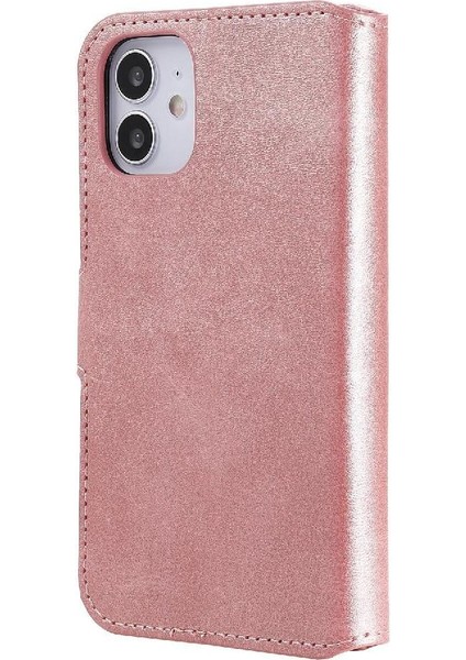 IPhone 12 Mini Kılıf Kapak Kapak Kart Yuvaları Manyetik Kapatma ile Uyumlu (Yurt Dışından)