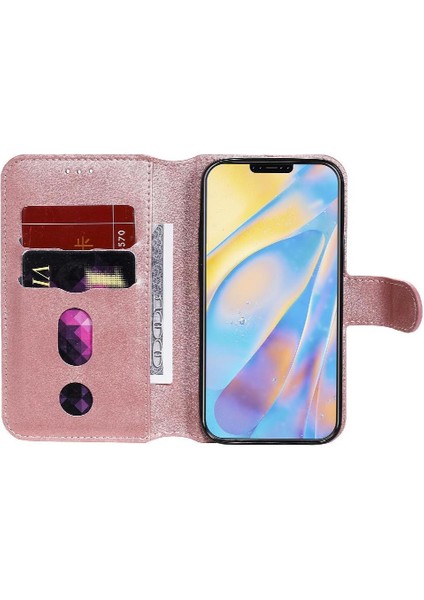 IPhone 12 Mini Kılıf Kapak Kapak Kart Yuvaları Manyetik Kapatma ile Uyumlu (Yurt Dışından)