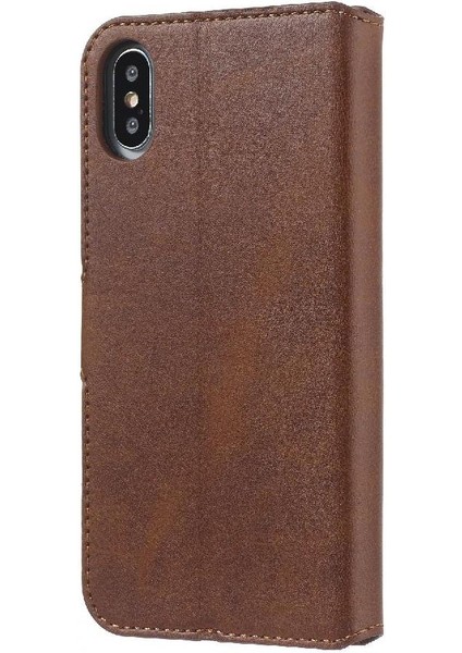 IPhone X/xs Kılıf ile Uyumlu Hassas Kesikler Kapak Manyetik Kart (Yurt Dışından) modelleri
