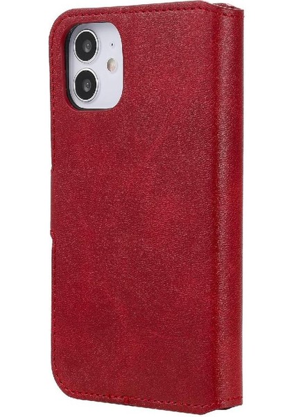 IPhone 12 Mini Kılıf Kapak Kapak Kart Yuvaları Manyetik Kapatma ile Uyumlu (Yurt Dışından) fırsatları