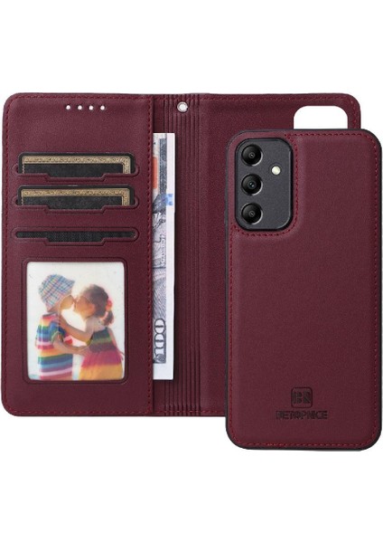 Galaxy A15 Cüzdan Kablosuz Şarj Ayrılabilir Kapak Için Flip Case (Yurt Dışından)