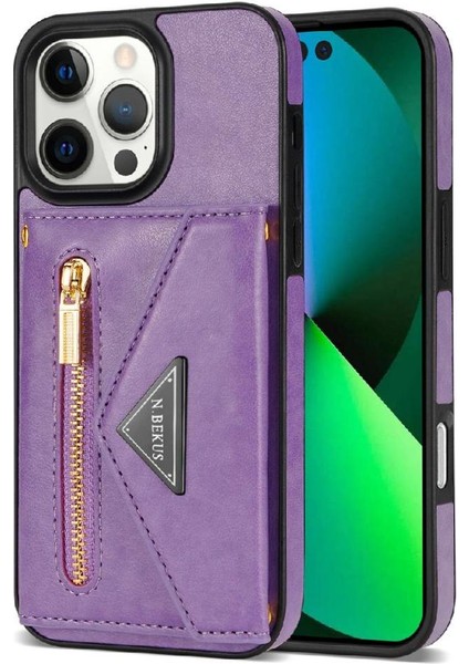 IPhone 16 Pro Max Fermuarlı Cep Kılıfı Koruyucu Kapak Pu ile Uyumlu (Yurt Dışından) fiyatları