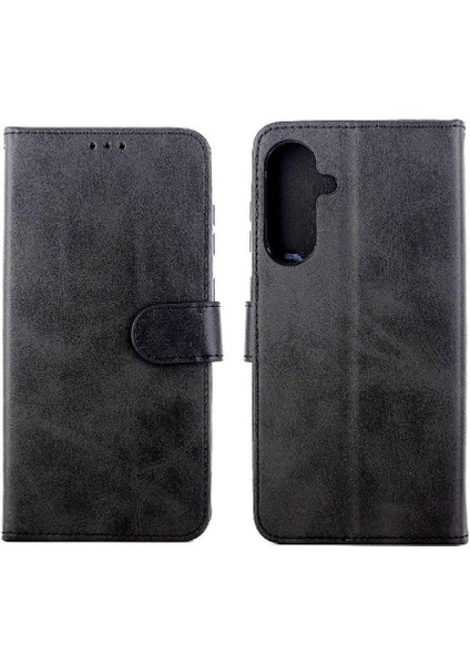 Galaxy A56 Manyetik Kapatma Kickstand Pu Deri Için Filp Durumda (Yurt Dışından)