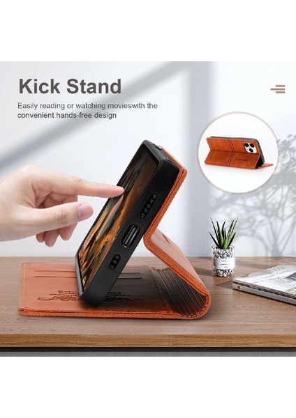 Galaxy A15 Kickstand Manyetik Kapatma Kart Tutucu Için Cüzdan Kılıf (Yurt Dışından) fiyatları