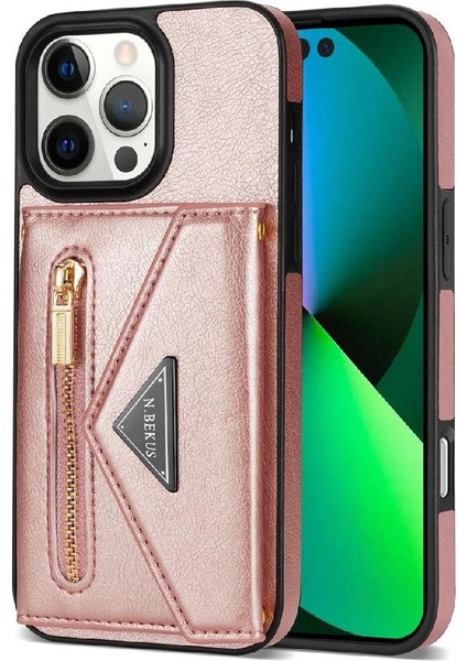 IPhone 16 Pro Max Fermuarlı Cep Kılıfı Koruyucu Kapak Pu ile Uyumlu (Yurt Dışından) fiyatları