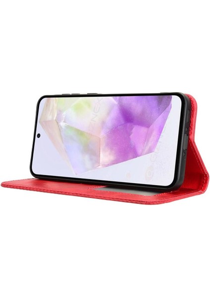 Galaxy A36 Pu Deri Cüzdan Manyetik Kapatma Için Kılıf (Yurt Dışından)