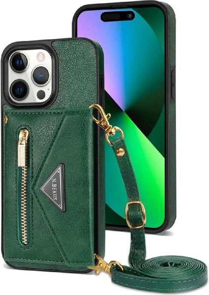IPhone 15 Pro Max Fermuarlı Cep Kılıfı Koruyucu Kapak Pu ile Uyumlu (Yurt Dışından) fiyatları