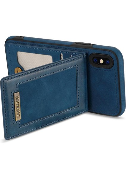 Güçlü Engelleme IPhone Xs Max Flip Case Kart Tutucu Rfıd ile Uyumlu (Yurt Dışından) modelleri