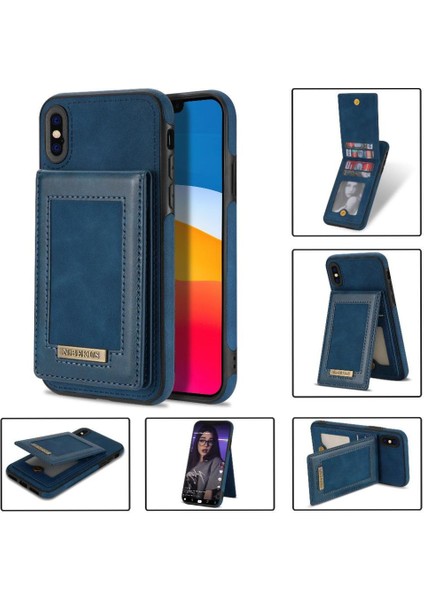 Güçlü Engelleme IPhone Xs Max Flip Case Kart Tutucu Rfıd ile Uyumlu (Yurt Dışından) fırsatları