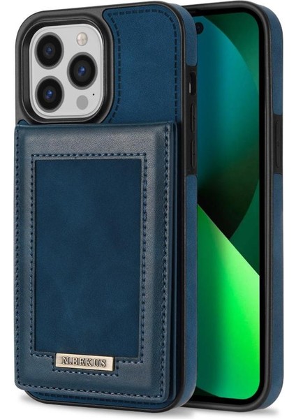 IPhone 14 Pro Flip Case Güçlü Manyetik Adsorpsiyon Rfıd ile Uyumlu (Yurt Dışından)