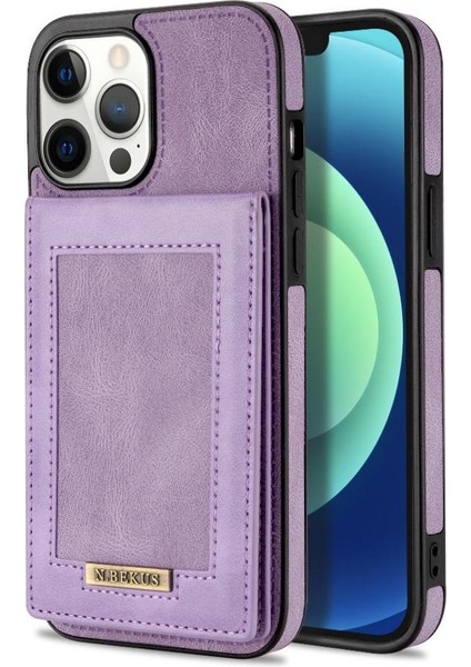 IPhone 13 Pro Flip Case Kart Tutucu Rfıd Engelleme Kapağı ile Uyumlu (Yurt Dışından)