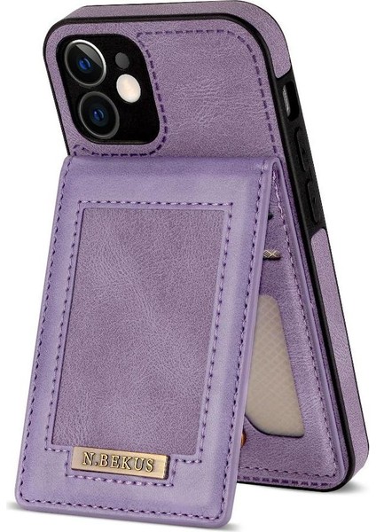 IPhone 12 Min Flip Case Güçlü Manyetik Adsorpsiyon Rfıd ile Uyumlu (Yurt Dışından) fırsatları