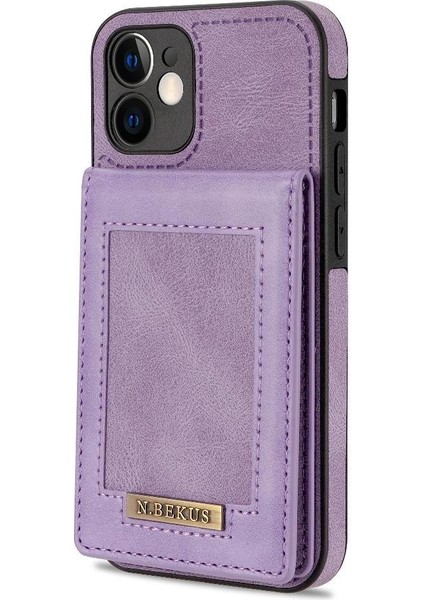 IPhone 12 Min Flip Case Güçlü Manyetik Adsorpsiyon Rfıd ile Uyumlu (Yurt Dışından) indirimleri