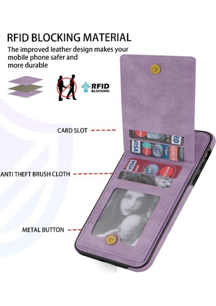 IPhone 11 Pro Max Flip Case Koruyucu Kapak ile Uyumlu Güçlü Rfıd (Yurt Dışından)