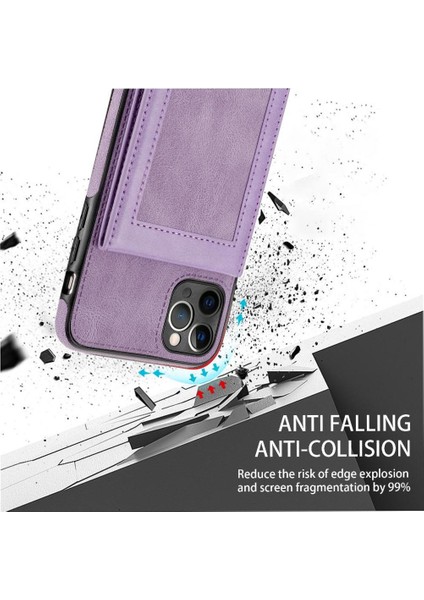 IPhone 11 Pro Max Flip Case Koruyucu Kapak ile Uyumlu Güçlü Rfıd (Yurt Dışından)