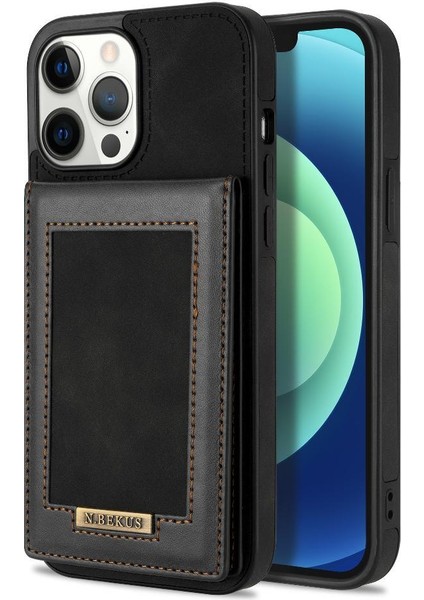 IPhone 13 Pro Max Flip Case Rfıd Engelleme Kickstand Kartı ile Uyumlu (Yurt Dışından) fiyatları