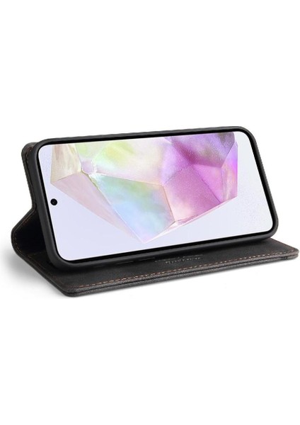 Galaxy A36 Kickstand Premium Deri Premium Iki Için Flip Case (Yurt Dışından) fırsatları