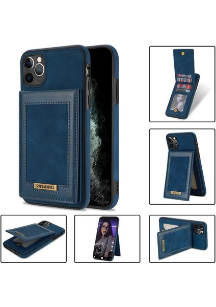 IPhone 11 Pro Max Flip Case Koruyucu Kapak ile Uyumlu Güçlü Rfıd (Yurt Dışından)