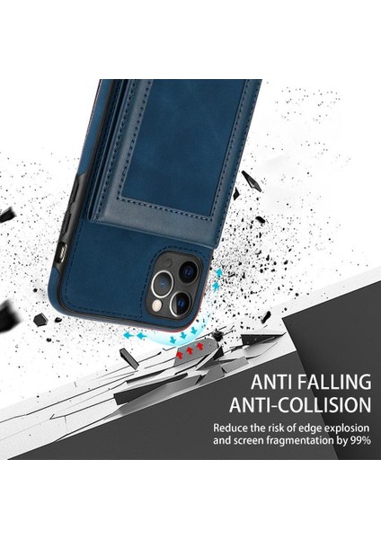IPhone 11 Pro Max Flip Case Koruyucu Kapak ile Uyumlu Güçlü Rfıd (Yurt Dışından)
