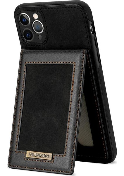 IPhone 11 Pro Flip Case Kart Tutucu Kickstand Güçlü Rfıd ile Uyumlu (Yurt Dışından)