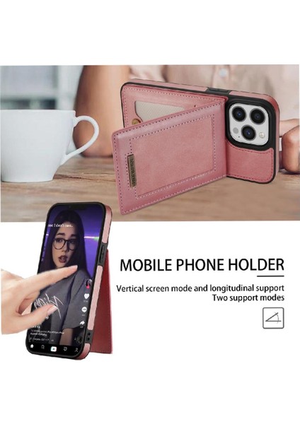 IPhone 15 Pro Max Flip Case Güçlü Manyetik Adsorpsiyon ile Uyumlu (Yurt Dışından)