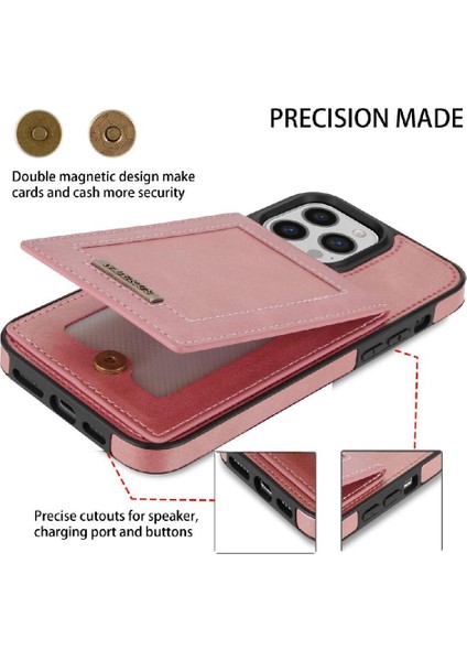 IPhone 15 Pro Max Flip Case Güçlü Manyetik Adsorpsiyon ile Uyumlu (Yurt Dışından)
