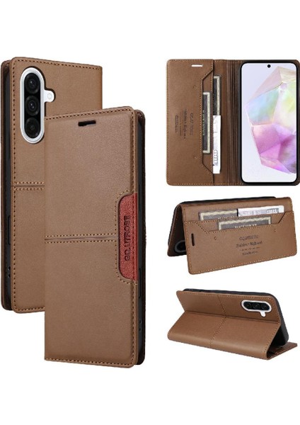 Galaxy A56 Flip Kapak Darbeye Cüzdan Rfıd Için Flip Case (Yurt Dışından)