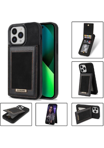 IPhone 15 Pro Max Flip Case Güçlü Manyetik Adsorpsiyon ile Uyumlu (Yurt Dışından)