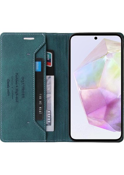 Galaxy A56 Premium Deri Premium Deri Iki Için Flip Case (Yurt Dışından) indirimleri